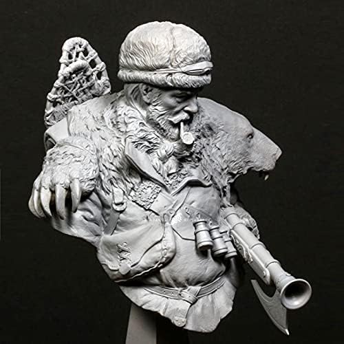 Goodmoel 1/10 Antigo Modelo de Busto de Resina emissa de Hunter de Fantasia antiga / soldado sem pintura e soldado