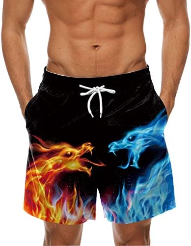 Fashion masculino masculino de praia havaiana Sport shorts casuais calças