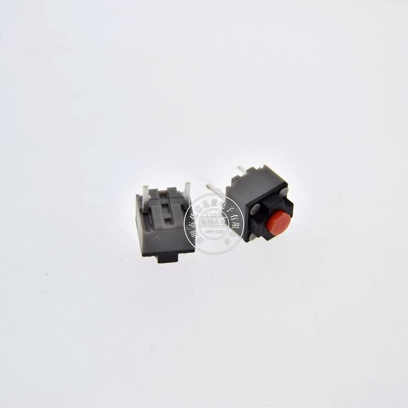 10pcs/lote silencioso mouse interruptor 6 * 6 * 7,3 mm Micro switch 2pin -