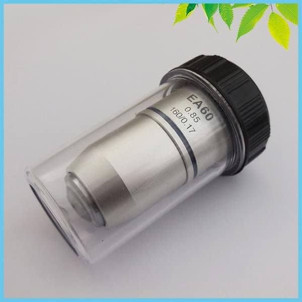 Acessórios para microscópio 60x lente objetiva achromatic lente biológica lente objetiva para consumíveis