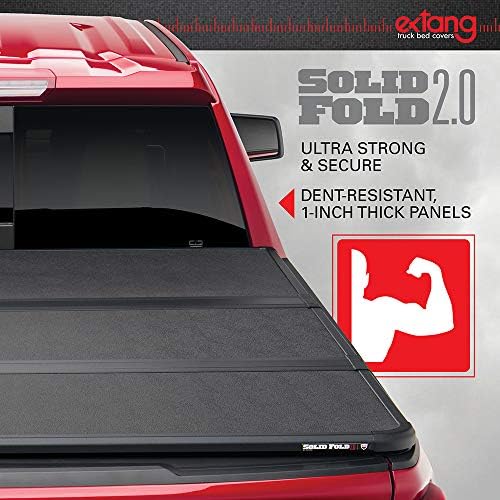 EXTANg Solid Fold 2.0 Campa de caminhão dobrável Hard Tonauned Toneau | 83415 | Fits 2009 - 2014