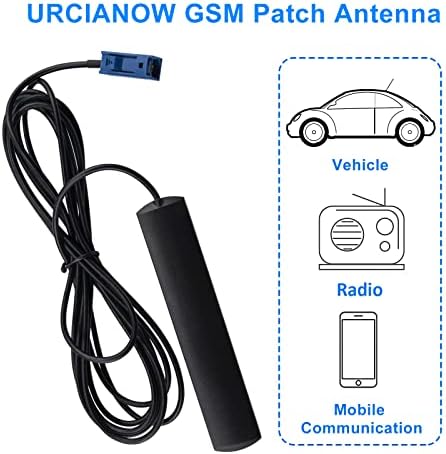 URCIANOW GSM Patch Antena Blue Fakra C Antena de rádio feminina Antena de rádio 3DBI Montagem adesiva de pára