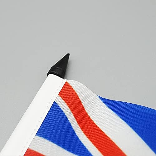 Bandeiras de mesa fina do Reino Unido com estandes -6 x 4 polegadas UK - British - Bandeira
