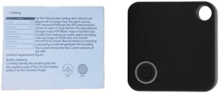 Rastreador de carteira Bluetooth 4.0, Keys Finder Impermeável Anti -Theft Alarme Item Localizador de 10 metros