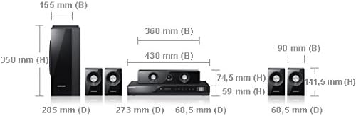 Sistema de home theater Samsung HT-C550
