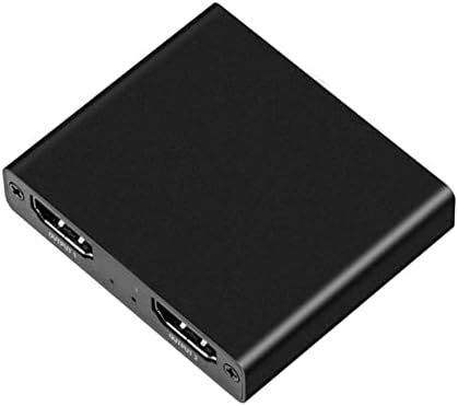 Video Splitter Adaptador Adapter Audio Conversão Plug e reproduzir sinal forte 1 em 2 em 2 out comutador