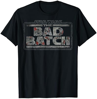 Guerra nas Estrelas: a camiseta do logotipo do lote ruim