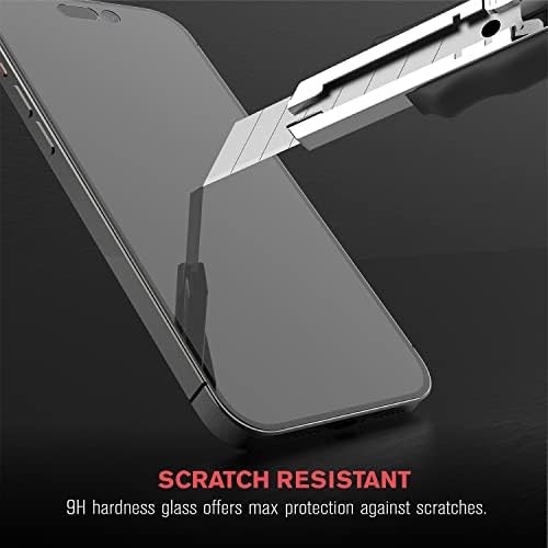 VENA HD Ultra Clear Temperado Protetor de tela de vidro compatível com Apple iPhone 14 Pro - 3 pacotes,