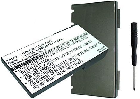 Produtos MPF 5000mAH Ctr-003 CTR-AB Bateria de substituição de bateria compatível com o Nintendo 3DS N3DS CTR-001