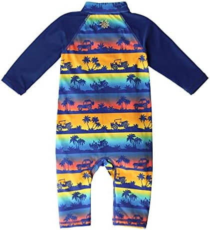 UV Skinz Baby Boys 'Sun and Swimsuit With UPF 50+ Proteção solar-maiô de uma peça, bebê e criança