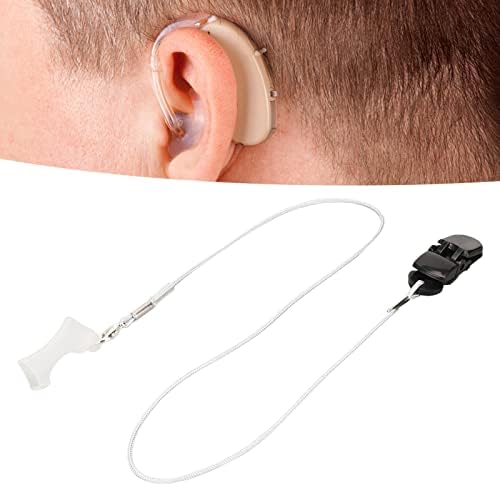Aparelhos auditivos cordão, nylon belo design perdido prevenção de fácil uso fácil use clipe de aparelhos