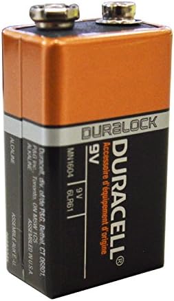 Pacote de 80 duracell duralock mn1604 9 volts alcalina bateria - pacote a granel