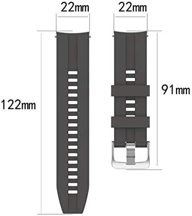 EEOM 22mm Watch Band for Huawei Watch GT 2 46mm/42 tiras para honra Magic Smartwatch Pulseira de pulseira