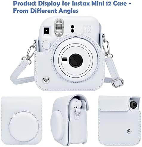 Caso Muziri Kinokoo para Fujifilm Fuji Instax Mini 12/Polaroid Mini 12 Câmera instantânea - PU