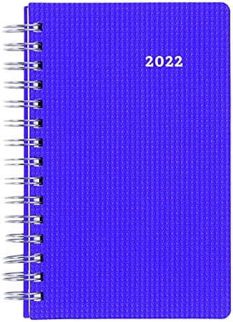 Brownline 2022 Duraflex diariamente/planejador mensal, livro de compromissos, 12 meses, janeiro a dezembro,