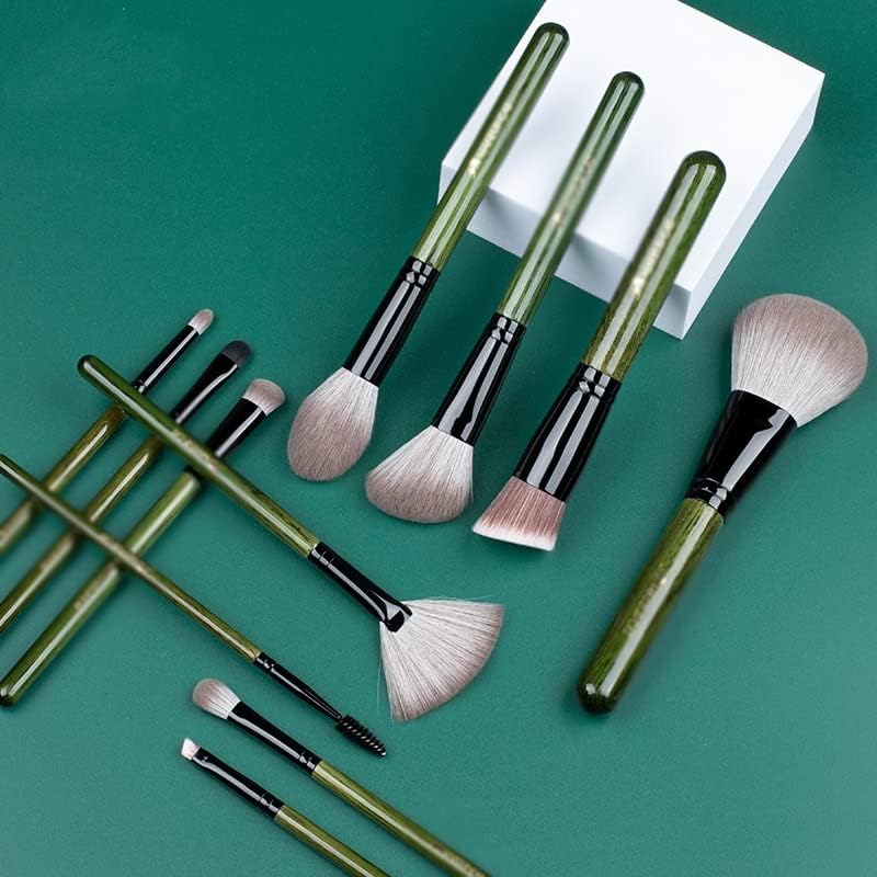 Escovas de maquiagem mmllzel Definir ferramentas profissionais pincéis de cabelo sintético de base em