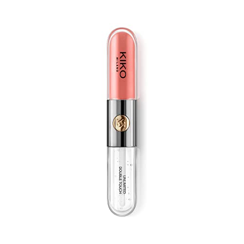 Kiko Milano - Lipstick líquido de toque duplo 113 ilimitado com um acabamento brilhante em uma aplicação