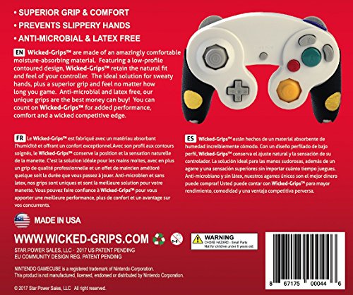 Grips controladores de alto desempenho de altos grips para Nintendo - GameCube