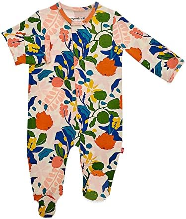 Magnetic Me Footie Pijamas Modal Soft Modal Baby Sleepwear com prendedor magnético rápido | Meninos e meninas