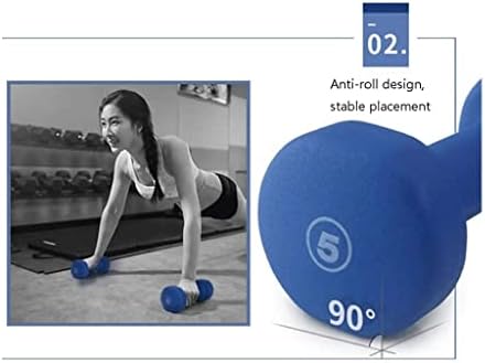 JGQGB Dumbbells - Saudável Exercício de Fitness Exercício Toque Músculo Corpo Músulo para Homens 2,25 K G