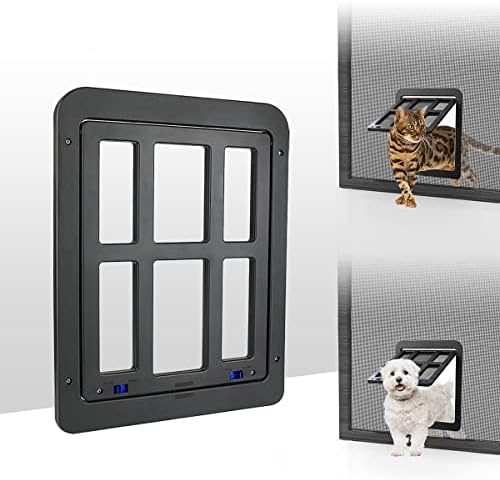 Namsan Screen Cat Port para porta deslizante 8,2 x 9,6 polegadas Tela de entrada Porta de animal de estimação