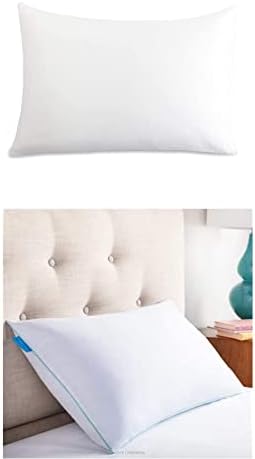 Travesseiro de espuma de memória ralada linenspa + travesseiro de seda de amoreira - travesseiro padrão - travesseiro