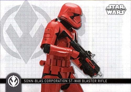 2020 Topps Star Wars The Rise of Skywalker Série 2 Armas W-10 Sonn-Blas Corporation St-W48 Blaster