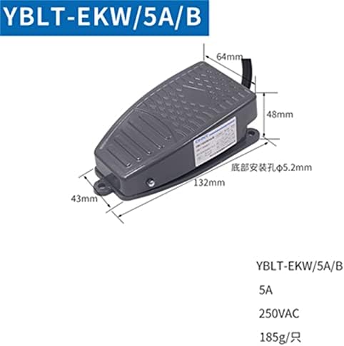 Interruptor do pé Hikota 1pcs yblt-ekw/5a/b poço de auto-reset yblt-3/4 pedal de pé yblt-ydt1/11