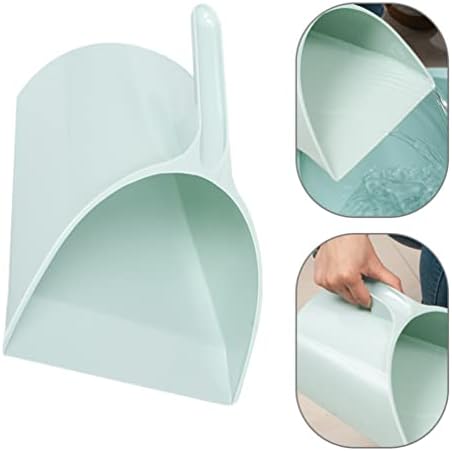 Limpador de janela Zerodeko 2pcs Pequenas frigideiras de stand -up Plass Plastic Desk Dustpans com alça