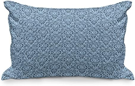 Ambesonne Abstract Coltd Cobrowcover de travesseiros, motivos geométricos rítmicos Motivos modernos Tons