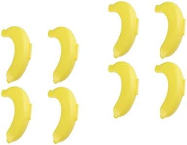 Zerodeko 8 pcs protetor economizador chocol fruta banana lindas guardas casos portador portador piquenique de piquenique