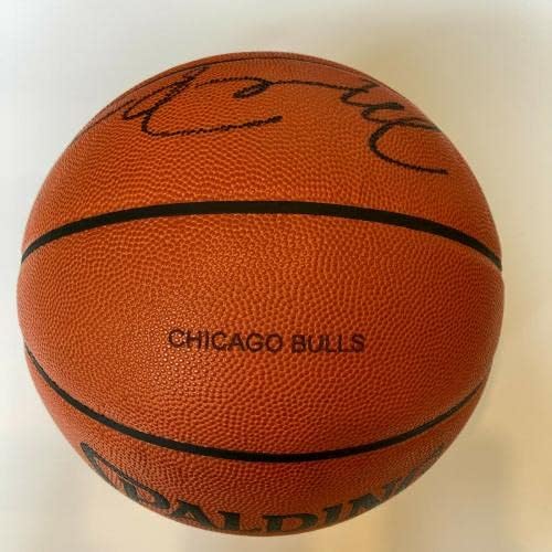 Michael Jordan Assinou Game usou Spalding Official NBA Game Basketball UDA COA - Basquete autografado