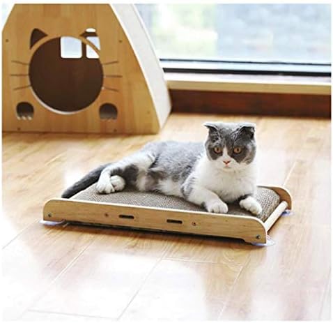 Ruixflr Cat Scratching Pads com otário, reciclável Catamento de papelão corrugado Scratcher,