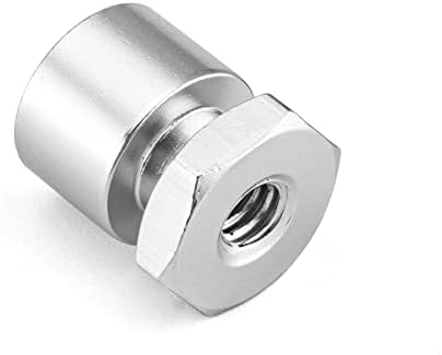 Weisen Silver Solo Seat Mounting Nut Compatível com 1999-2022 Harley Touring Sofrail