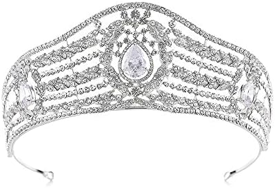 Tiara da coroa de Fancy-J para mulheres barrocas inspirou tiaras e coroas para mulheres shighlling shingones