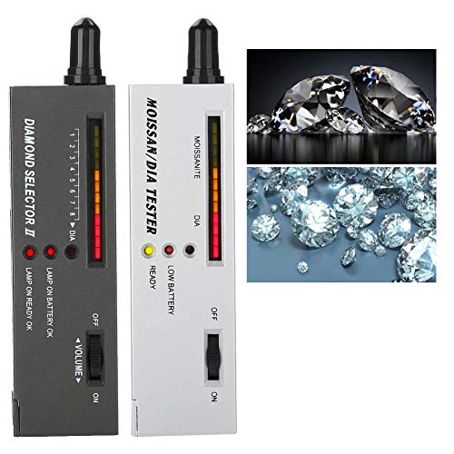 Testador de diamantes, testador de gem, diamante testador de diamante portátil LED Audio Diamond Tester Jóia de