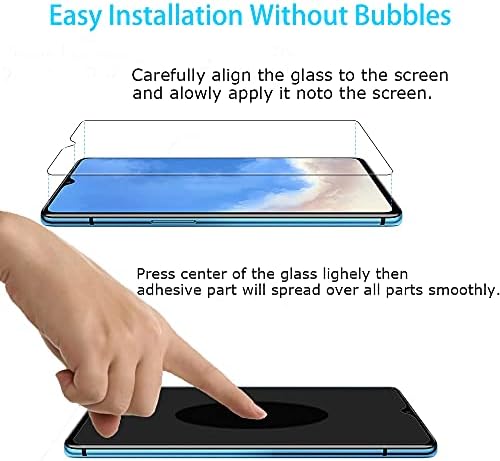 Varwaneo [3 pacote] para Samsung Galaxy A71 5G/4G Protetor de tela, filme de vidro temperado de dureza 9H,