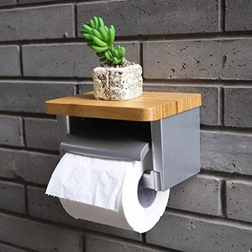 Suporte de papel higiênico WSSBK, suporte de toalha de papel de banheiro, suporte de papel de pau grátis