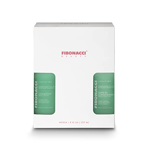 Fibonacci Beauty shampoo de peruca e condicionador Comb Pack - Solução de cuidados com peruca premium,