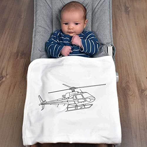 Azeeda 'Helicóptero' Culgo/xale de bebê de algodão