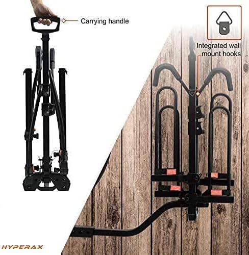 Hyperax - 2 rack de bicicleta Montagem de engate - e bicicleta - rack de bicicleta para carro, SUV, caminhão - Rack