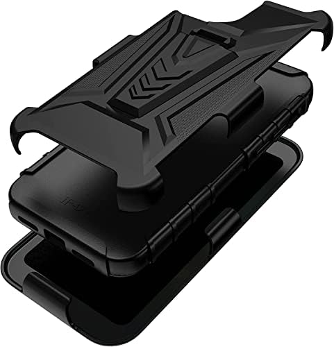 CCSmall Gire o clipe de cinto para iPhone 14 Pro Case, Proteção de corpo inteiro de serviço pesado de serviço