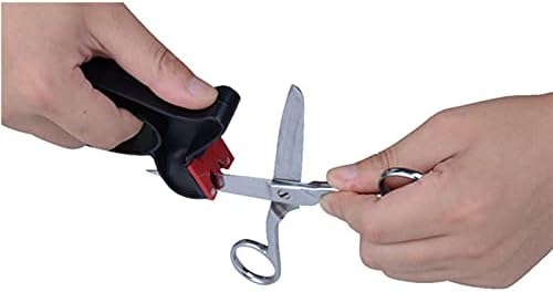 Kit de afiar prático 2 em 1 faca apontador de tesoura de mão ferramenta de afiamento Ferramenta perfeita para moer