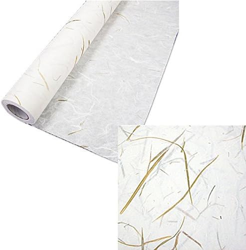 Papel de amoreira tradicional coreano hanji material real padronizado natural grama branca natural 35,8 x 787,4