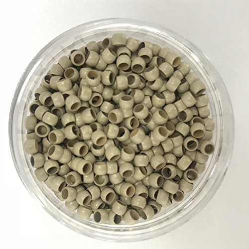 Swingbeauty alumínio nano anéis/links/contas para extensões de cabelo nano ponta