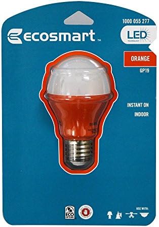 Lâmpada A19 LED LED de Orange EcoSmart, 25W equivalente