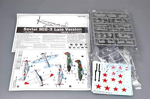 Trompetista 1/48 mig3 versão tardia kit de modelo de caça soviético