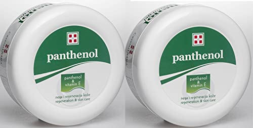 Creme de cuidados com a pele diária do Panthenol, gel com vitamina E para proteção e regeneração