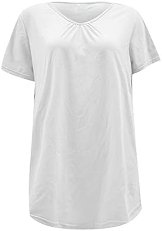 Tops atléticos femininos 2023 Camisetas de pescoço de manga curta de manga curta em geral Statricks Day Shirt