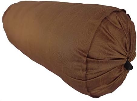 Travesseiro de barronte marrom chocolate - massagem redonda de massagem para a cama cadeira de cadeira